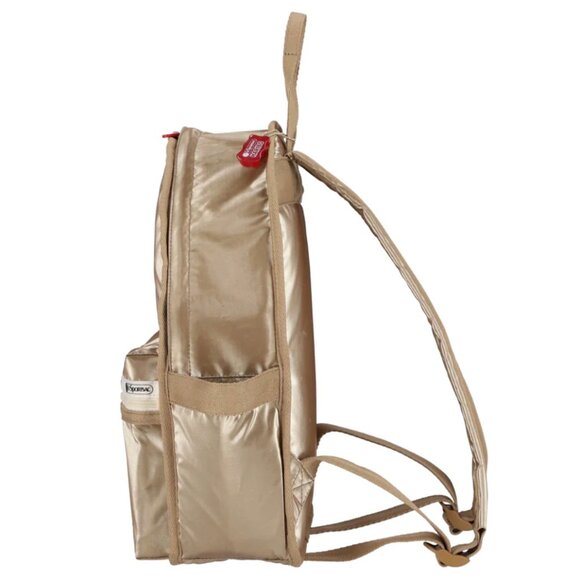 LESPORTSAC x Haribo | Route Small Backpack in Gold Patent Shine - Picture 5 of 11